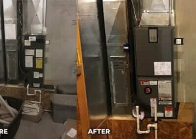 Updated an older furnace for a home in the Eudora area.